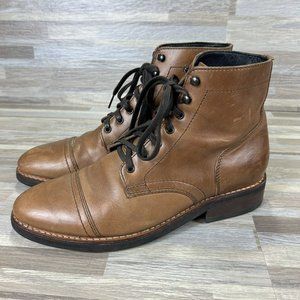 Thursday Boot Company Captain Men’s Size 9.5 Neutral Brown Lace Up Boots
